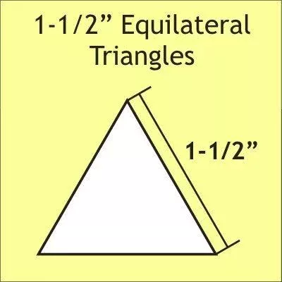 1-1/2" Equilateral Triangles Small