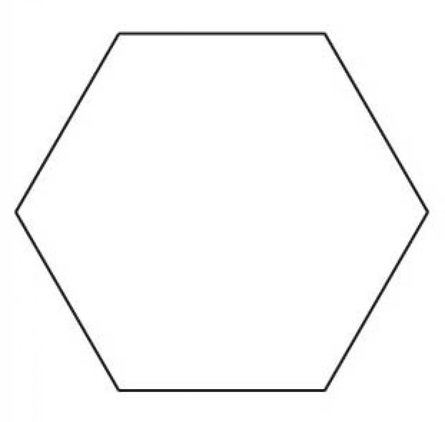 1/4in Hexagon Papers - 100 pieces