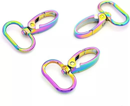 1 inch Rainbow Hardware Lobster Swivel Hook 2 pieces