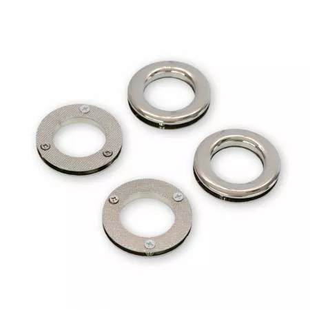 1" Nickel Screw Together Grommets, 4ct