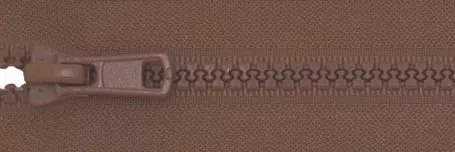 1 Way Separating 24" Zipper - Coffee with CreamPSZ042