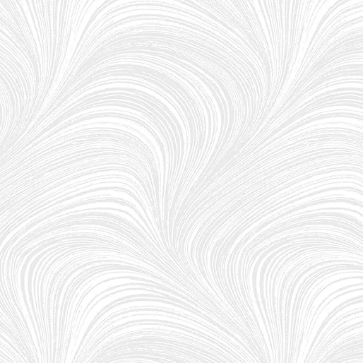 108" Wide Quilt Back - Wave Texture White
