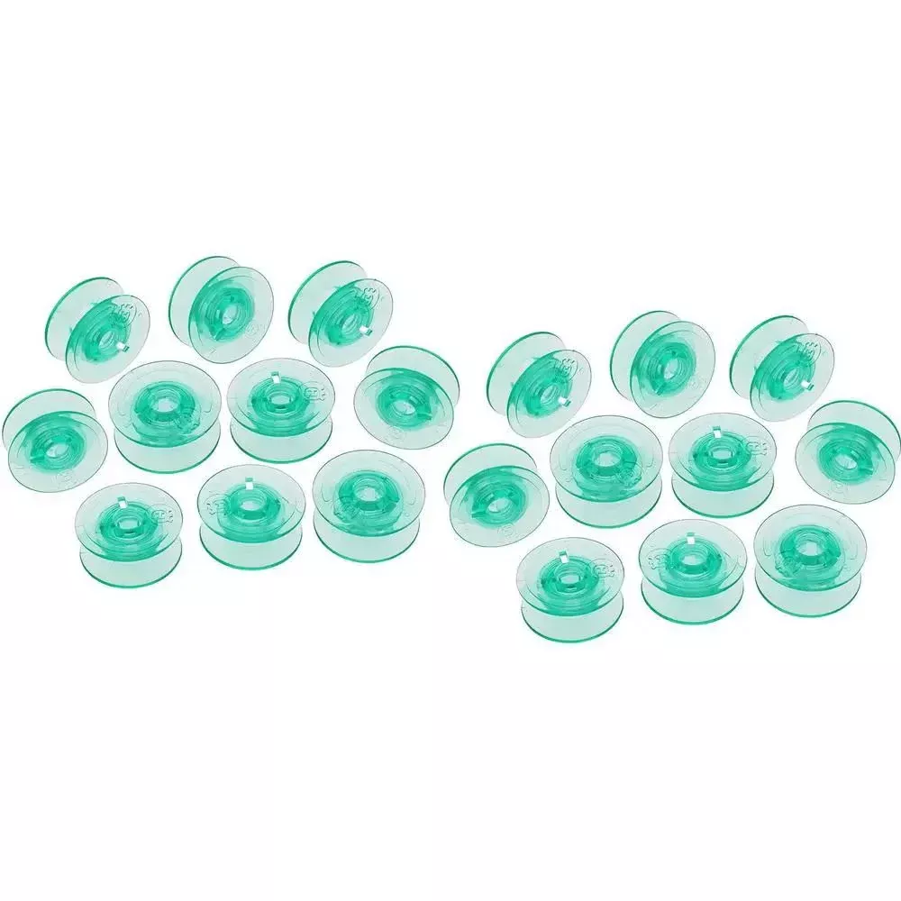 20 Transparent Bobbins for Groups 5, 6, 7 (Without Slot)