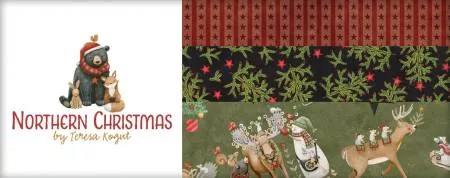 (21) Northern Christmas Fat Quarter Bundle