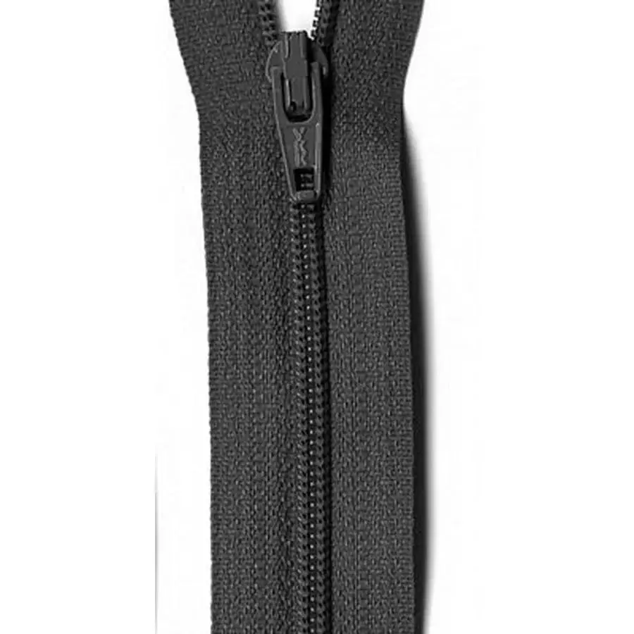 art.118 Ziplon Zipper 18" Charcoal (Box of 3)