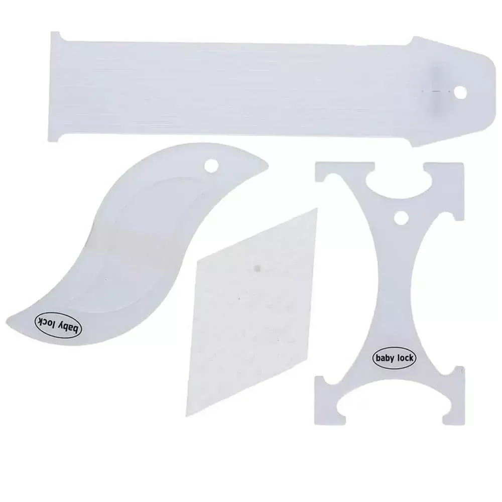 Baby Lock 3/16 inch Basic Ruler Set- Low Shank