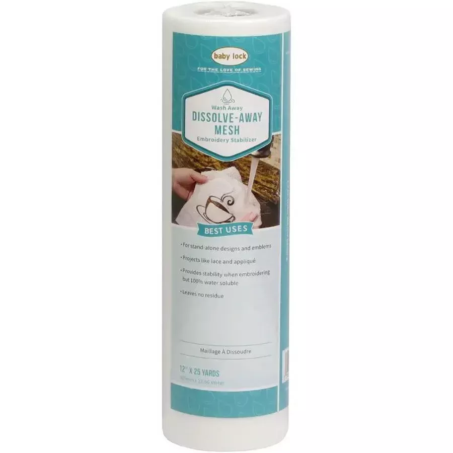 Baby Lock Dissolve Away Mesh Backing Stabilizer