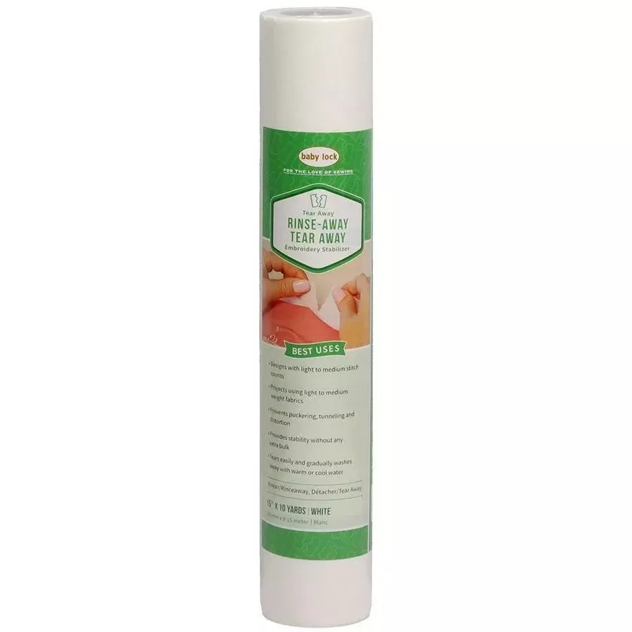 Baby Lock Rinse Medium Away Tear Away 1.05 Oz15" x 10 Yds.