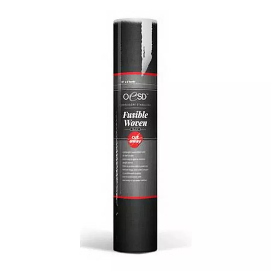 Black Fusible Woven 15x5yd