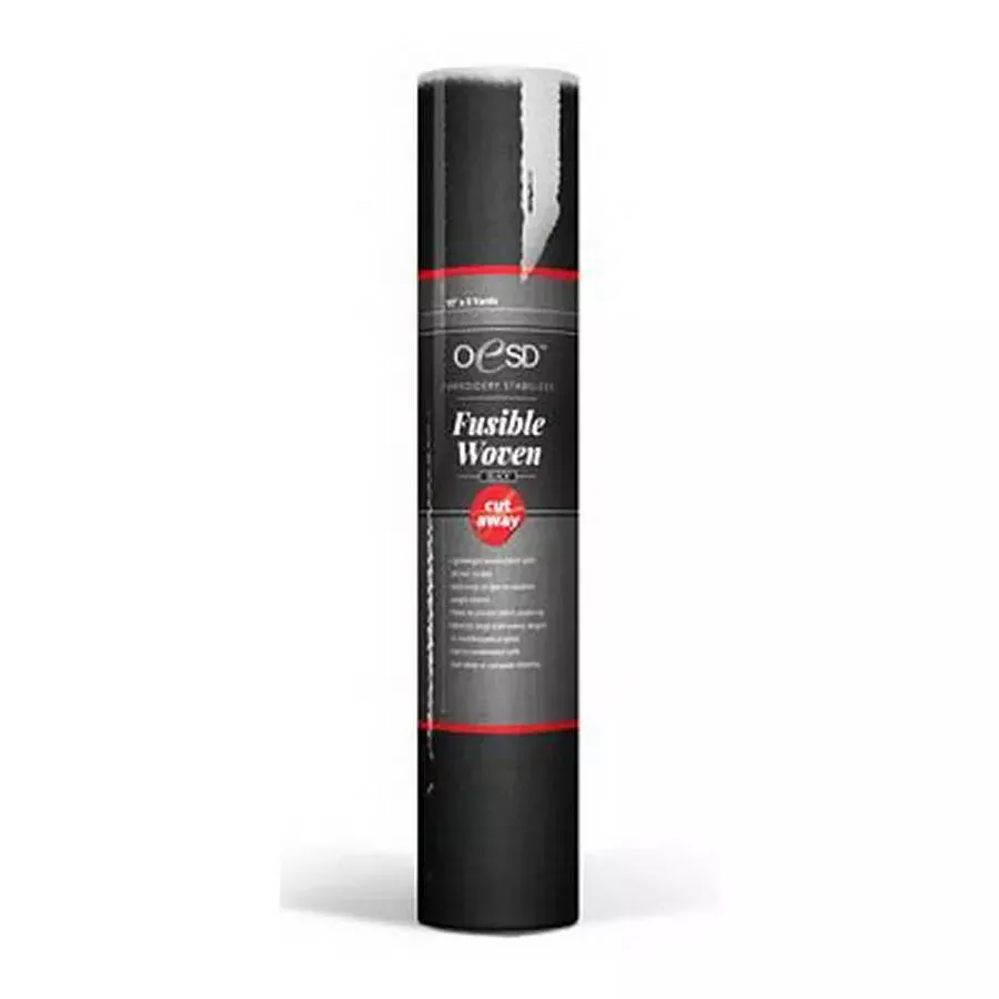 Black Fusible Woven 20x5yd