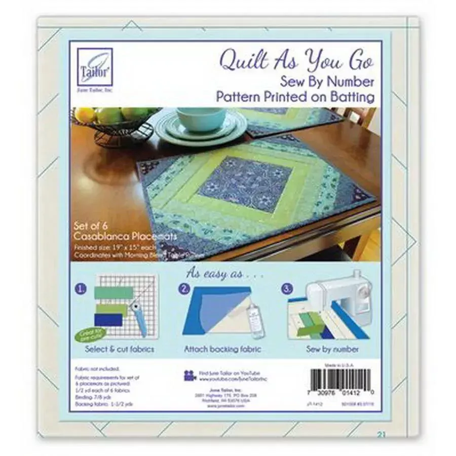 Casablanca - Quilt As You Go
