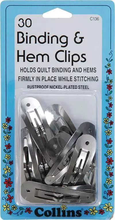 Collins Binding and Hem Clips (C136)