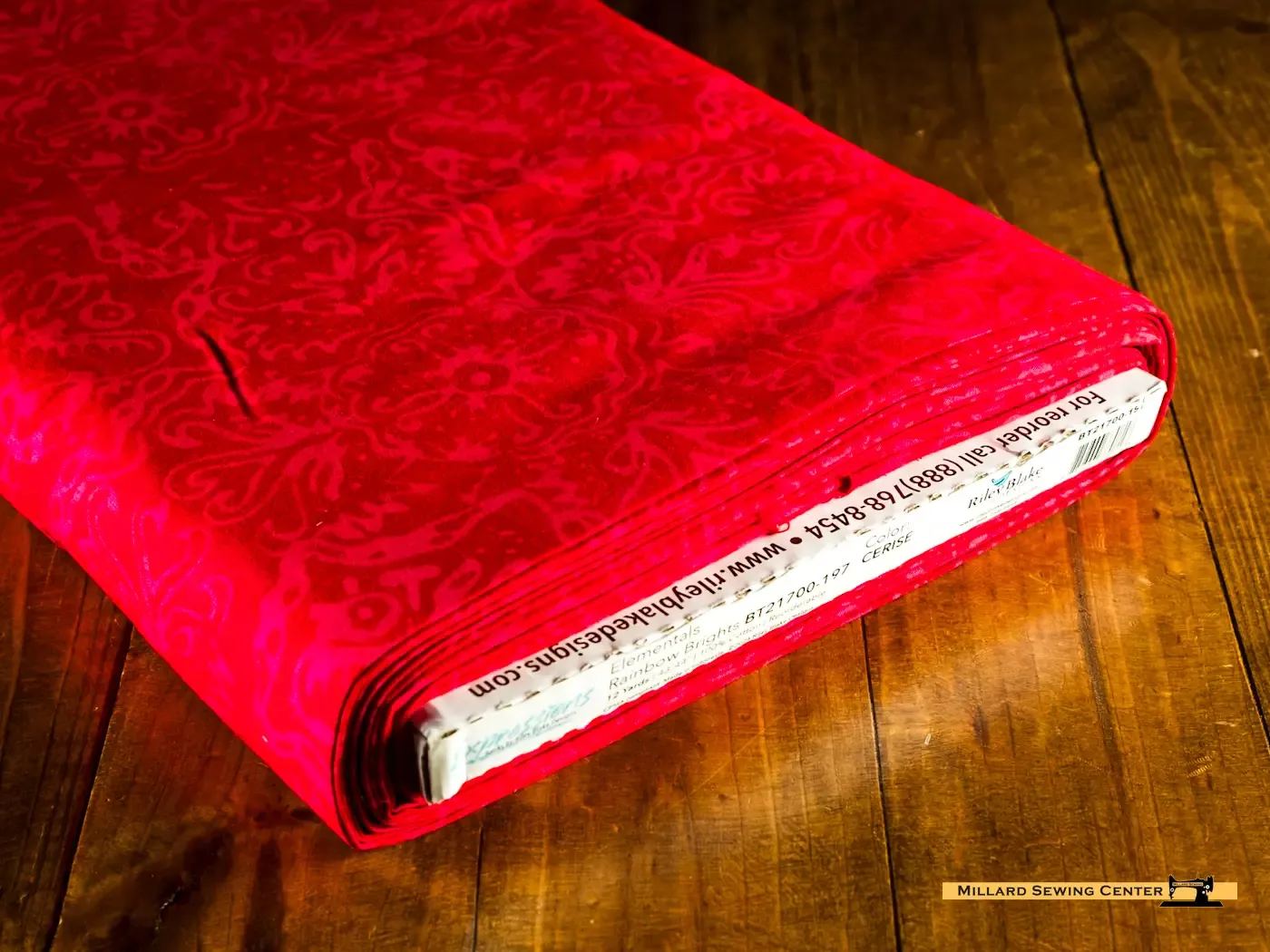 Cotton Fabric, 43″/44″ Wide Expressions Batiks Elementals in Cerise by Riley Blake Designs