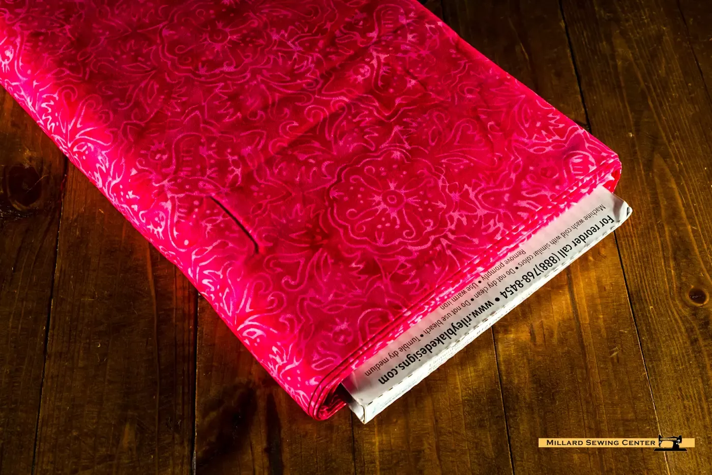 Cotton Fabric, 43″/44″ Wide Expressions Batiks Elementals in Punch by Riley Blake Designs