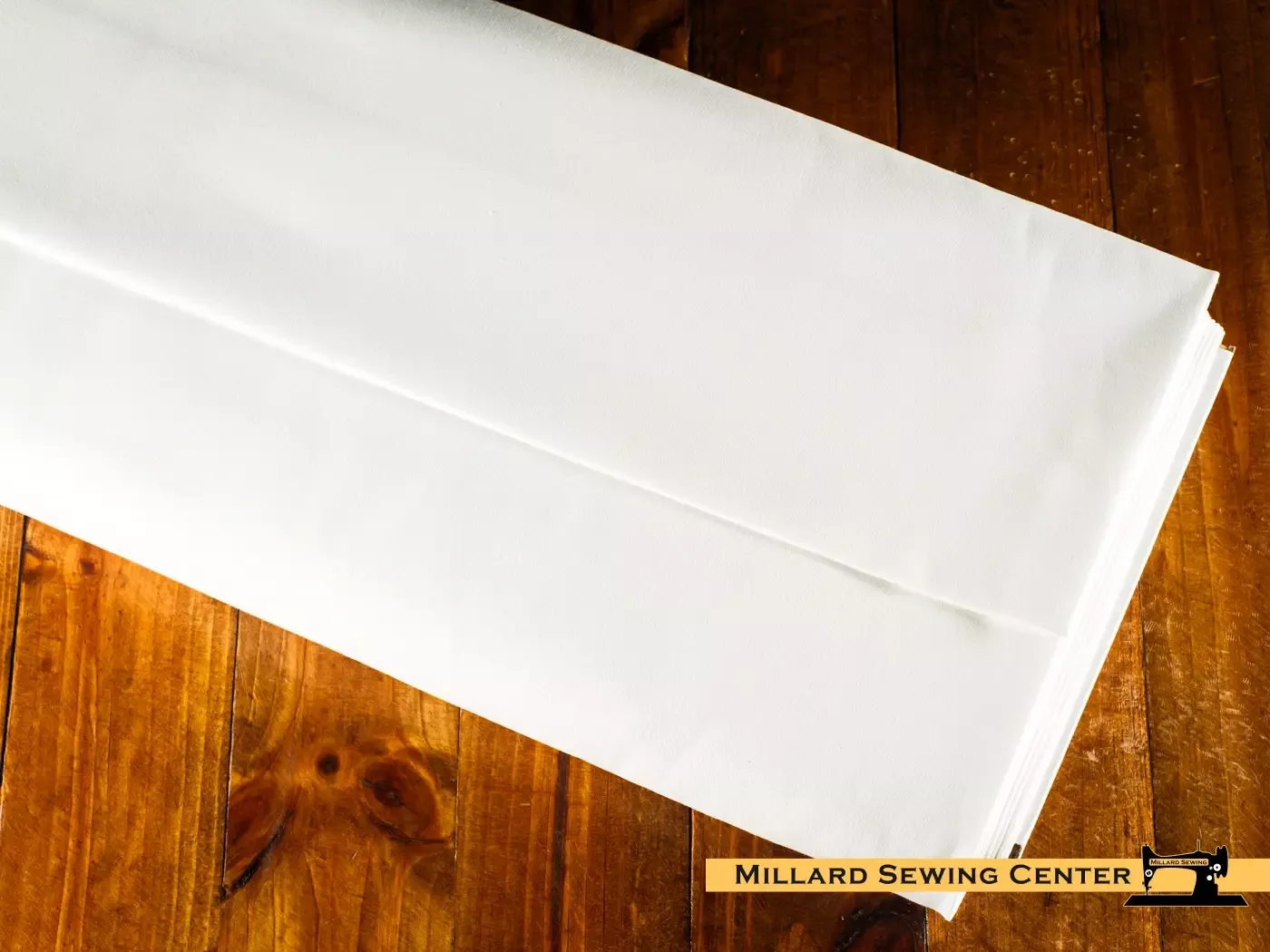 Cotton Fabric, 44″/45″ Wide Sew Essential in Muslin White by Maywood Studio