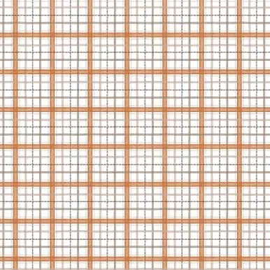 Cotton Fabric, 44″ Pumpkins and Paws Collection in Harvest Plaid White by Camelot Fabrics
