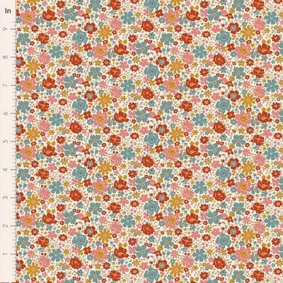 Cotton Fabric, 44″ Wide, Village Life- Esther Warm Cream by Tilda