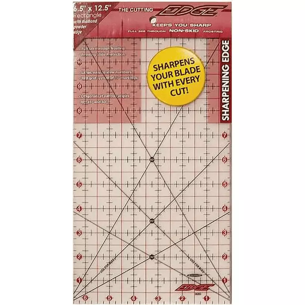 The Cutting Edge Ruler - 6-1/2" x 12-1/2"