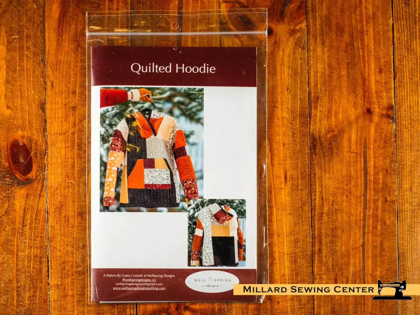 Dancing Daises Quilted Hoodie Pattern, by Casey Cometti