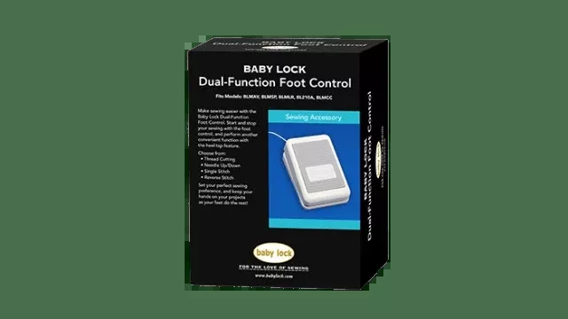 DUAL FUNCTION FOOT CONTROL Baby Lock BLMAV BLMSP BLMLR