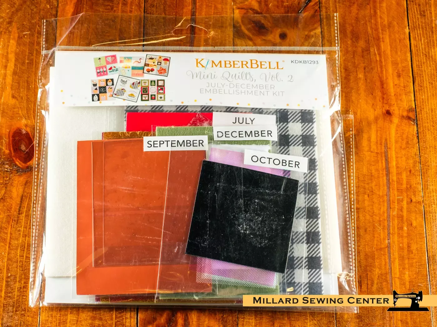 Embellishment Kit, Mini Quilts Vol. 2: July – December by Kimberbell