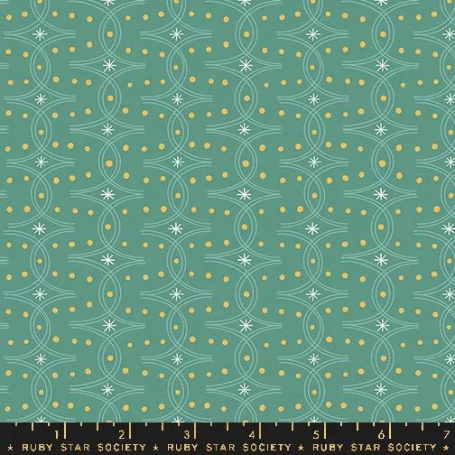Endpaper Stars WatercressRuby Star Society RS6045-11