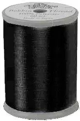 Finishing Touch Black Bobbin Thread 100% Poly 60wt 1,200 Yards (FTB03)