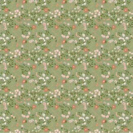 Green From My Heart Green Promise Me Poppie Cotton
