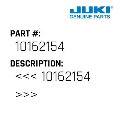 >> - Juki #10162154