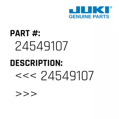 >> - Juki #24549107