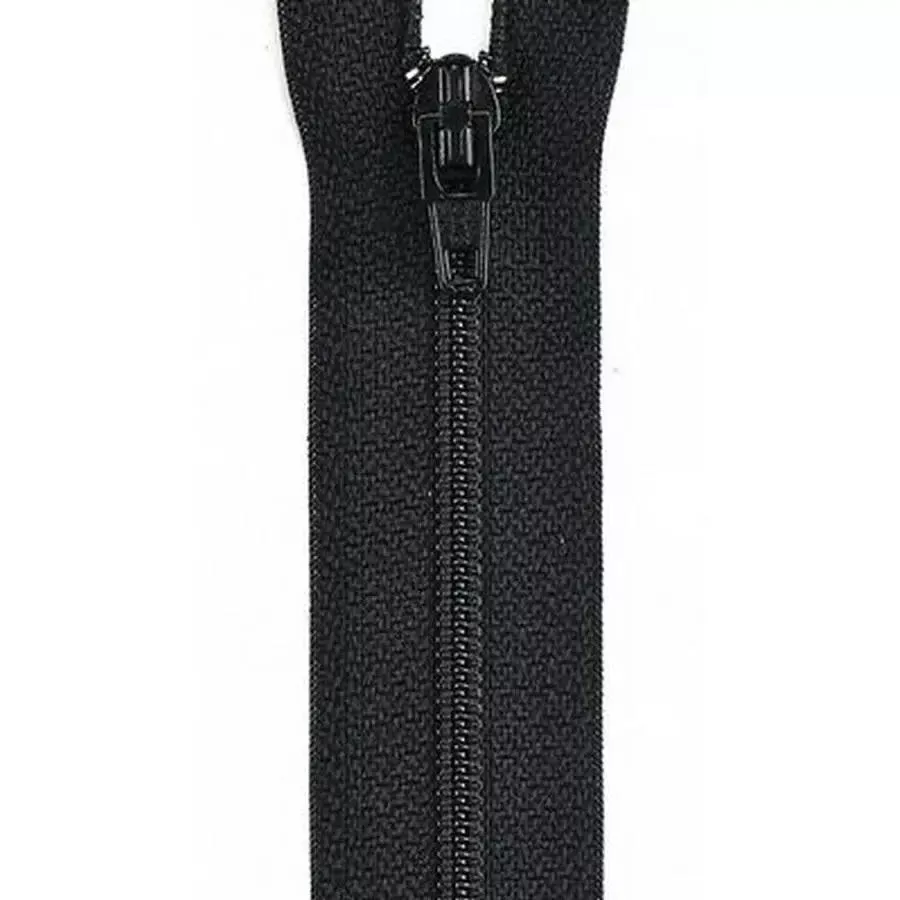 Lightweight Coil Separating Zipper - 7in, Black(#2) BOX02