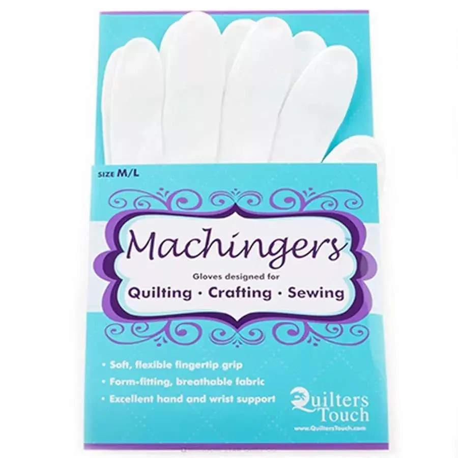 Machingers Gloves for Machine Quilters Size M/L
