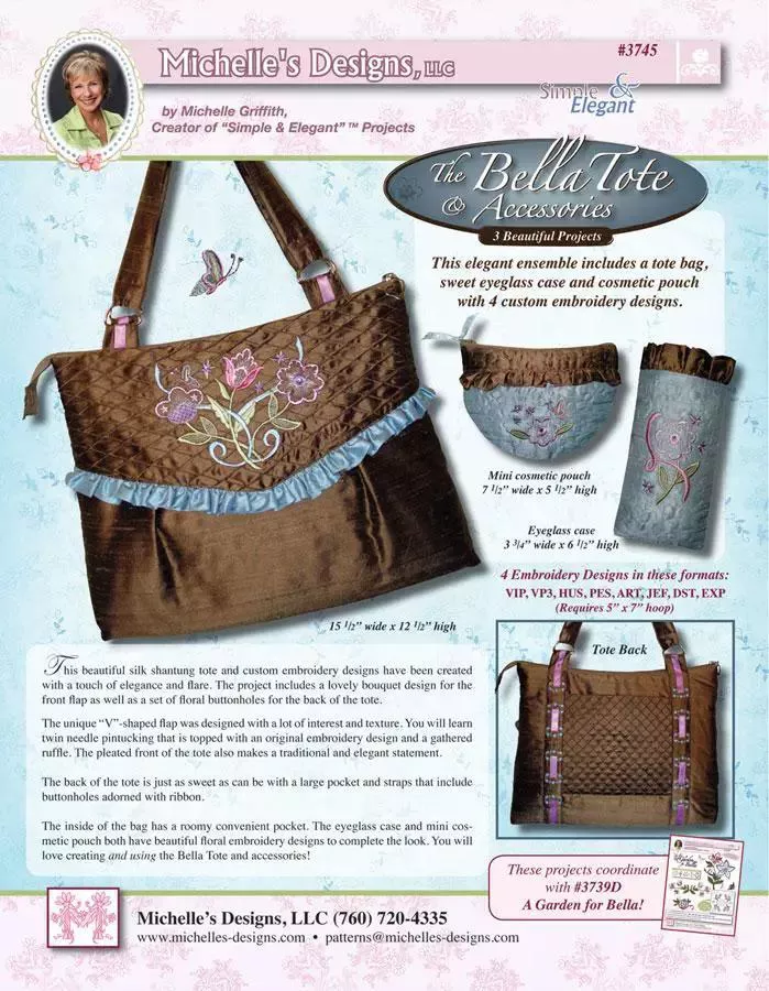 Michelles Designs - The Bella Tote and Accessories (#3745)