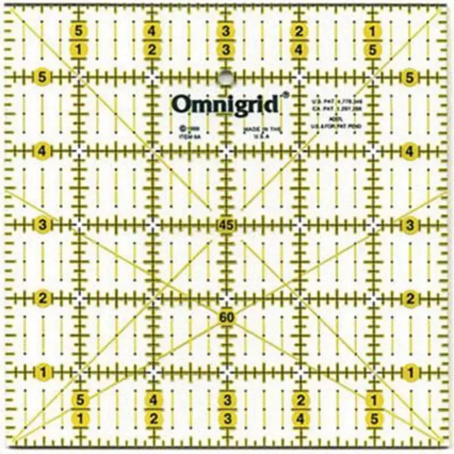 Omnigrid Square Ruler 6 in