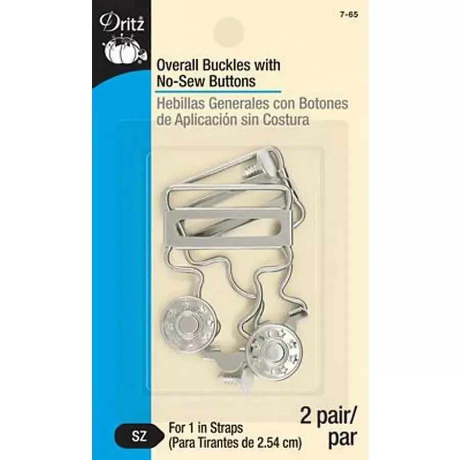 Overall Buckle Nickel 1in BOX03