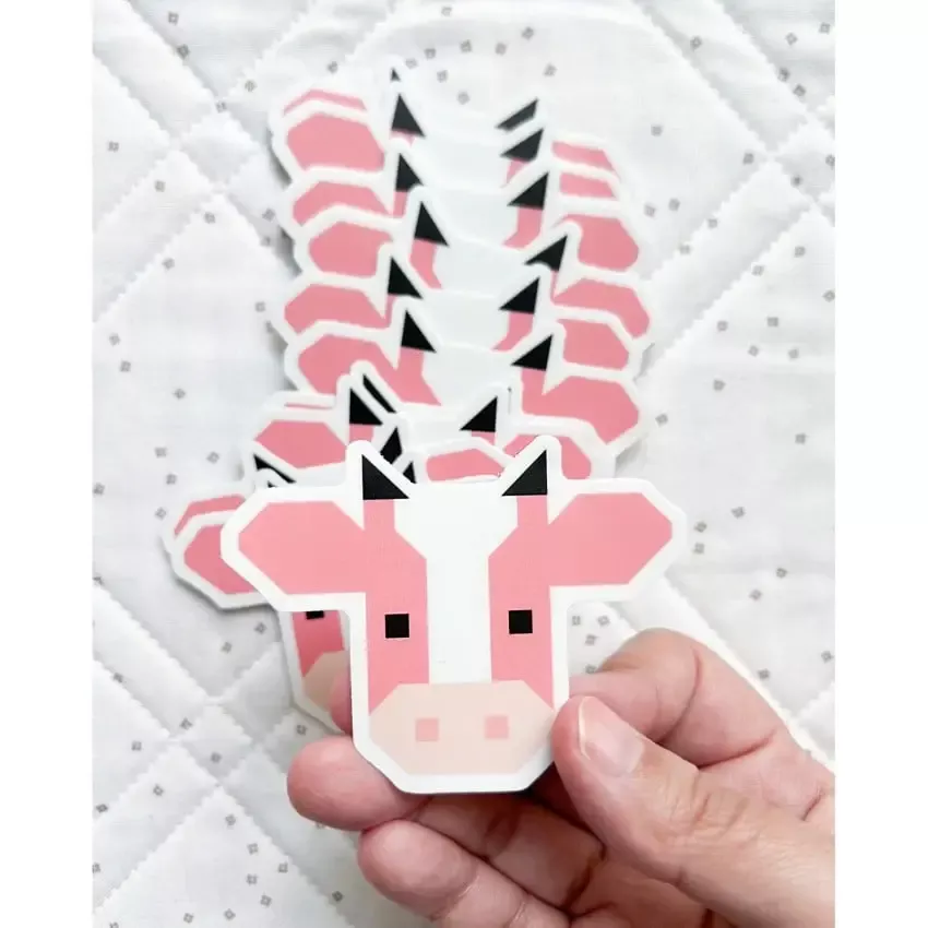 Pink Annabelle Stickers By Cotton & Joy