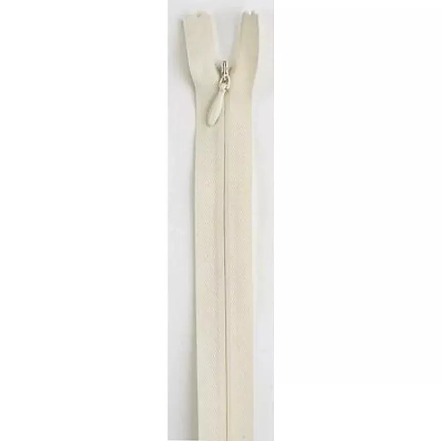 Polyester Invisible Zipper 12-14in, Natural