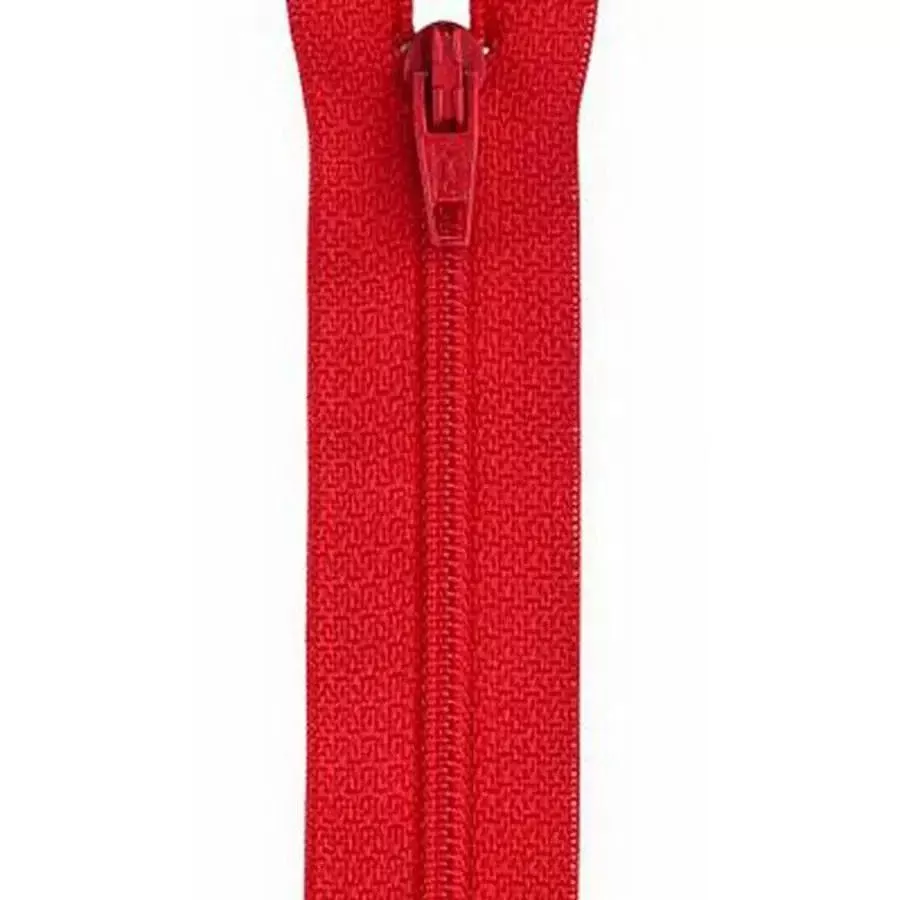 Polyester Zipper 12inAtom Red BOX03