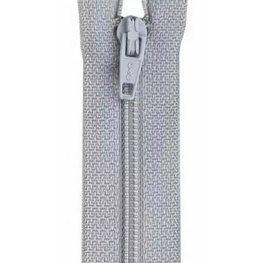 Polyester Zipper 22inNugrey BOX03