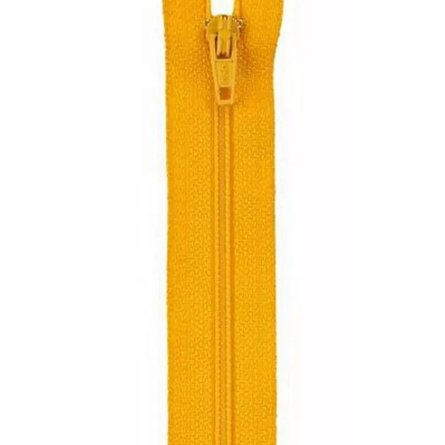 Polyester Zipper 22inSpark Gold BOX03