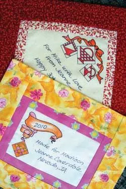 Quilt Label Panel Set