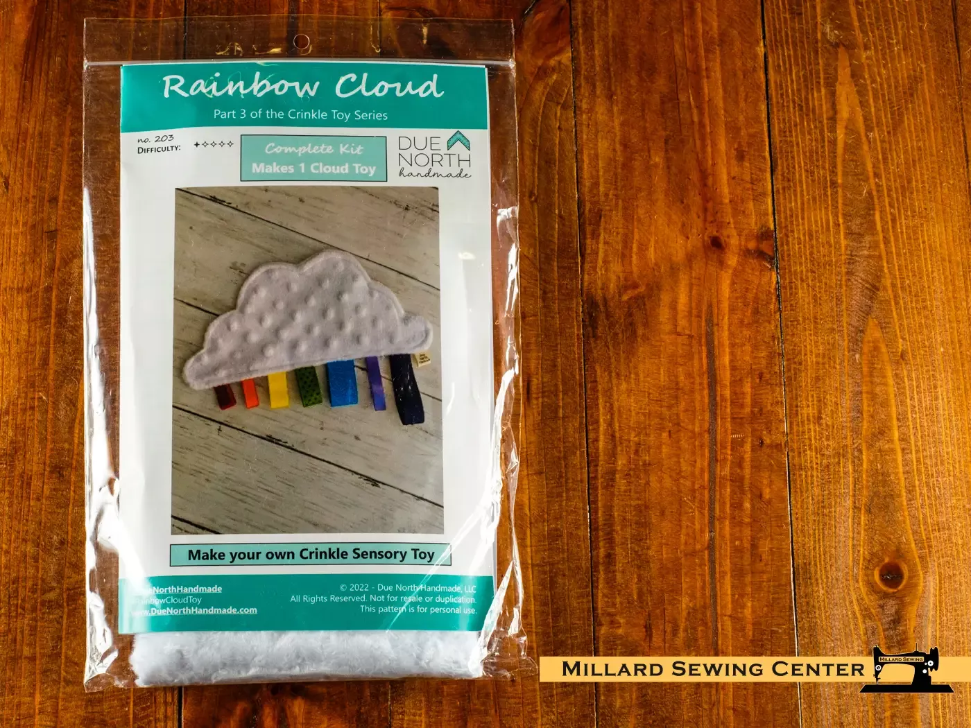 Rainbow Cloud Toy Pattern Kit by Kate Bierle