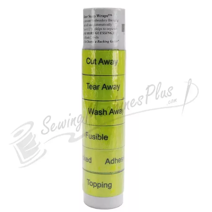 Snap Wraps for Embroidery Stabilizer
