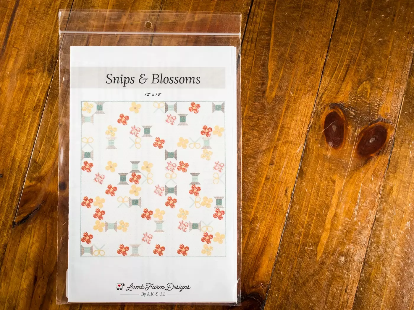 Snips and Blossoms Quilt Pattern by Jennie Lamb