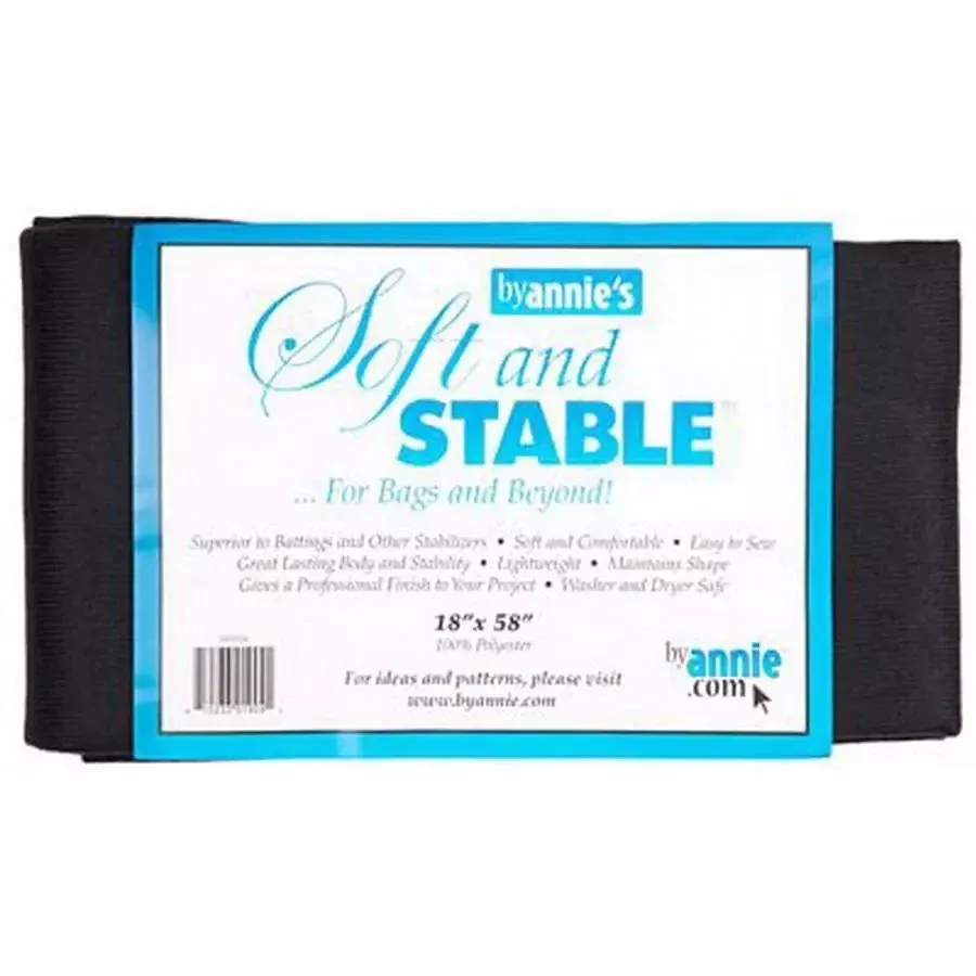 Soft & Stable 18inx58in Black