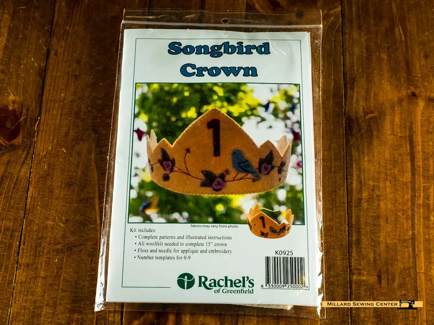 Songbird Birthday Crown Pattern Kit