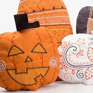 Stitch 'N' Turn Pumpkins OESD Machine Embroidery USB