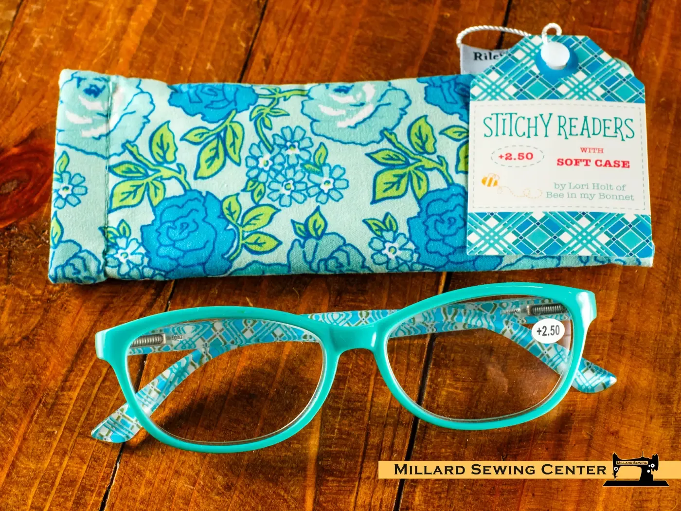 Stitchy Readers™, +2.50 strength, by Lori Holt from Riley Blake Designs