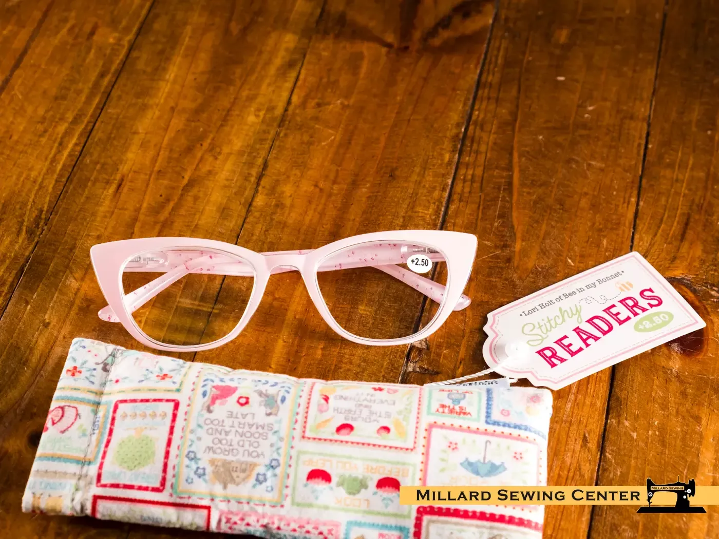 Stitchy Readers™ Vintage Style, +2.50 strength, by Lori Holt from Riley Blake Designs