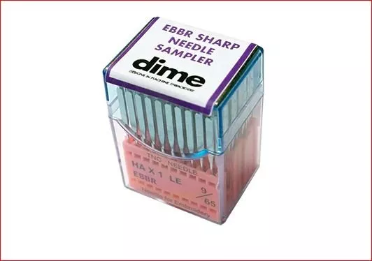 Triumph Needle Flat Shank Sharp Sampler Pack of 50 Needles B3415 by Dime Machine Embroidery